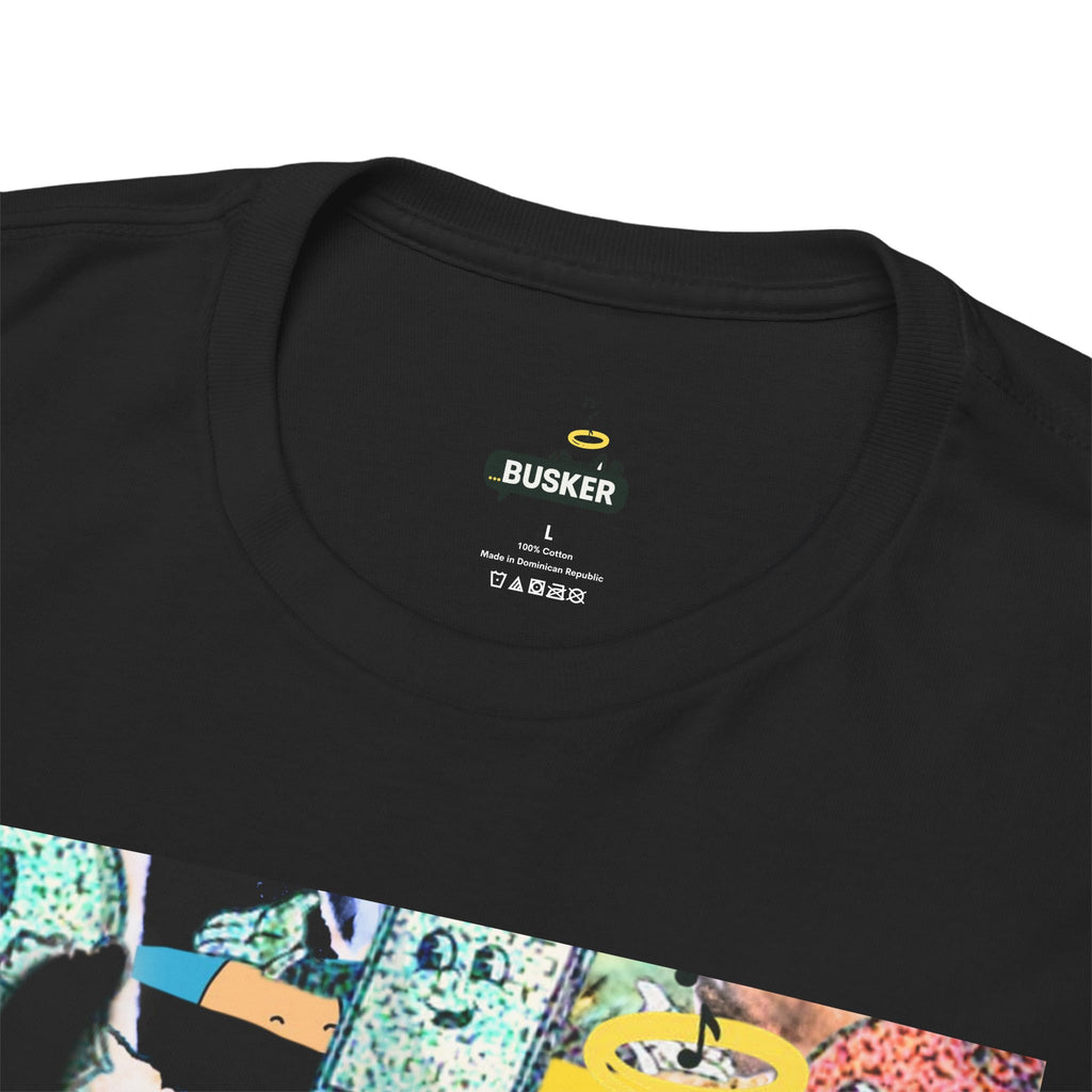 Grunge Art Busker Unisex Heavy Cotton Tee