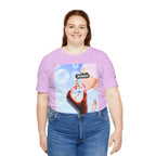 Busker Vibe Unisex Jersey Tee – Colorful Artistic Design for Summer Fun