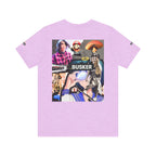 Busker Vibe Unisex Tee - Music & Art Collage Design