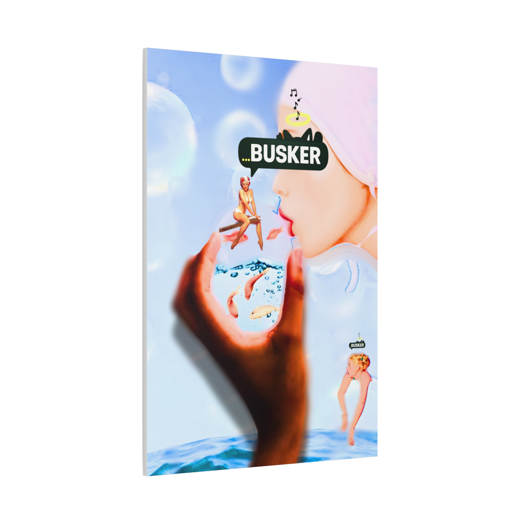 Artistic Matte Canvas Print - Dreamy Busker Vibes