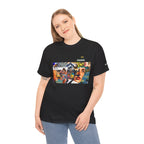 Artistic Unisex Heavy Cotton Tee - Vibrant Busker Design
