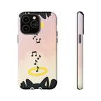 Cute Animal Phone Case, Tough Phone Cover for Pet Lovers, Gifts for Birthdays, Holidays, Music Lovers, Fun Tech Accessories