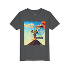 Busker Youth Short Sleeve Tee, Fun Summer Tee, Music Lover Gift, Kids Graphic T-Shirt, Festival Outfit, Creative Gift Idea