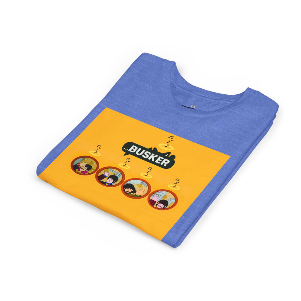 Busker Youth Short Sleeve Tee - Fun Music T-Shirt for Young Performers, Gifts for Young Musicians, Vibrant Summer Apparel, Creative [...]