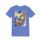 Colorful Youth Short Sleeve Tee - "Busker" Graphic Art Top