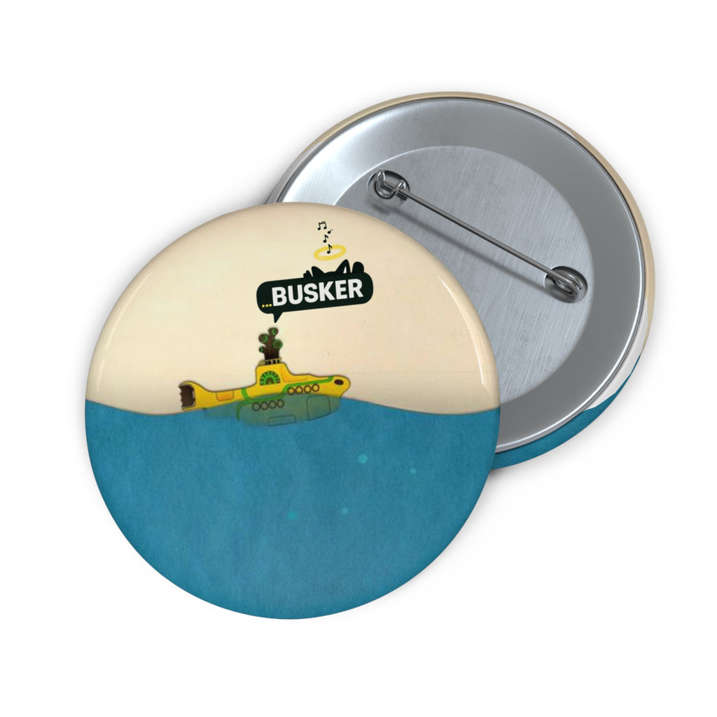 Custom Pin Buttons for Music Lovers, Unique Gift for Buskers, Fun Party Favors, Creative Accessories, Collectible Pins, Handmade Badges