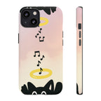 Cute Animal Phone Case, Tough Phone Cover for Pet Lovers, Gifts for Birthdays, Holidays, Music Lovers, Fun Tech Accessories