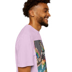 Vibrant Busker T-Shirt, Unisex Graphic Tee, Street Art Inspired Apparel, Casual Wear, Summer Festival Clothing