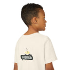 Youth Graphic Tee with Fun 'Busker' Design, Cool Summer Shirt, Gifts for Kids, Festival Attire, Trendy Youthwear