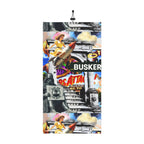 Colorful Winter Neck Gaiter with Drawstring - Fashionable & Functional