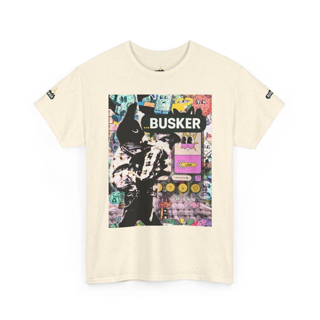 Grunge Art Busker Unisex Heavy Cotton Tee