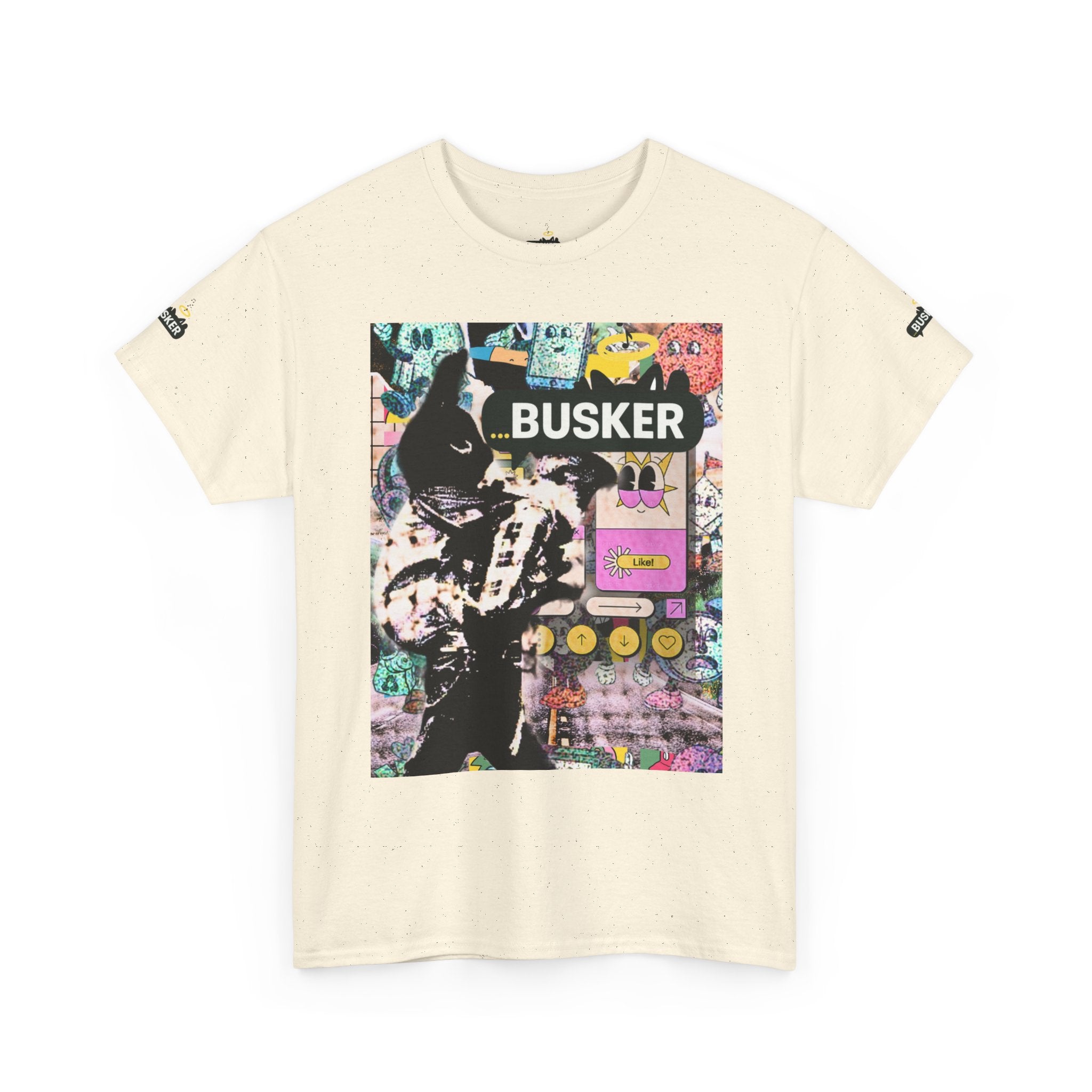 Grunge Art Busker Unisex Heavy Cotton Tee