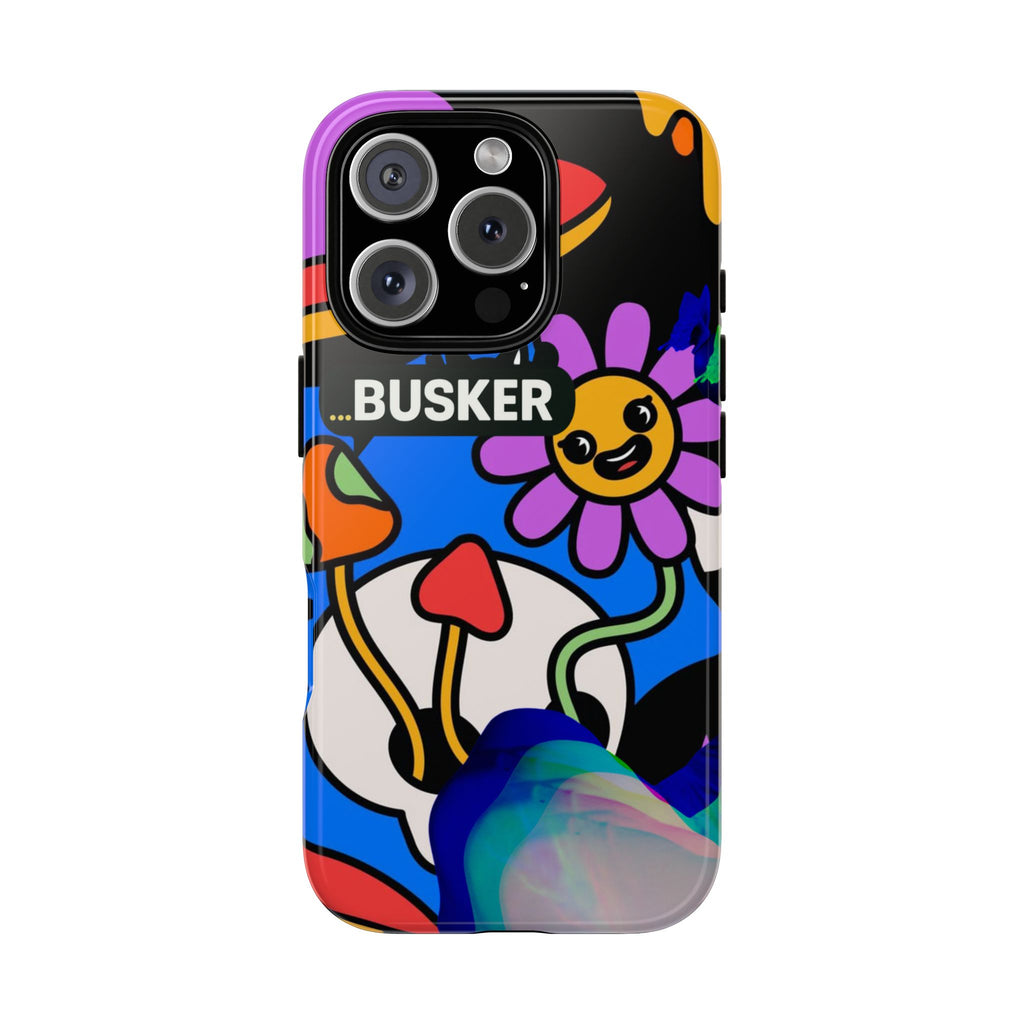 Colorful Phone Case, Cute Phone Accessories, Gift for Music Lovers, Fun Tech Gear, Unique Floral Design Case