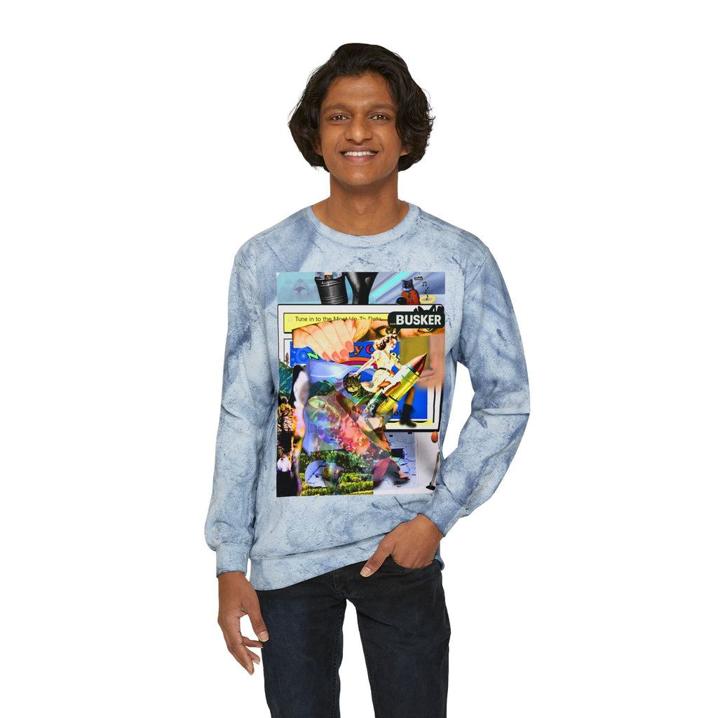Color Blast Crewneck Sweatshirt for Creative Souls