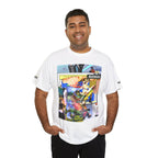 Cool Graphic Unisex Heavy Cotton Tee - 'Busker' Design