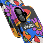 Colorful Phone Case, Cute Phone Accessories, Gift for Music Lovers, Fun Tech Gear, Unique Floral Design Case