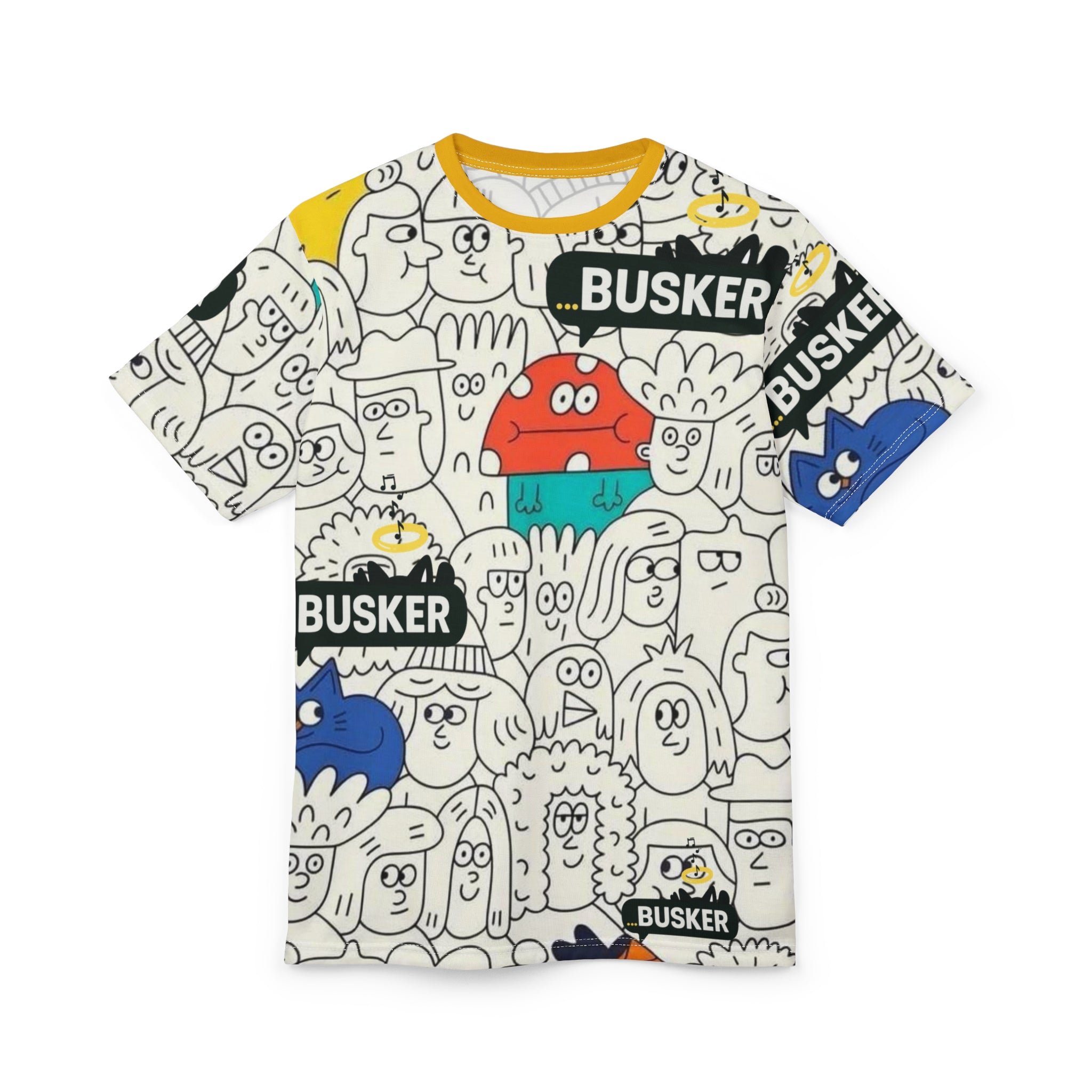 Whimsical Graphic Tee for Fun Lovers, Unique Casual Wear for Festivals, Travel Essentials, Gift Idea for Friends, Summer Vibes