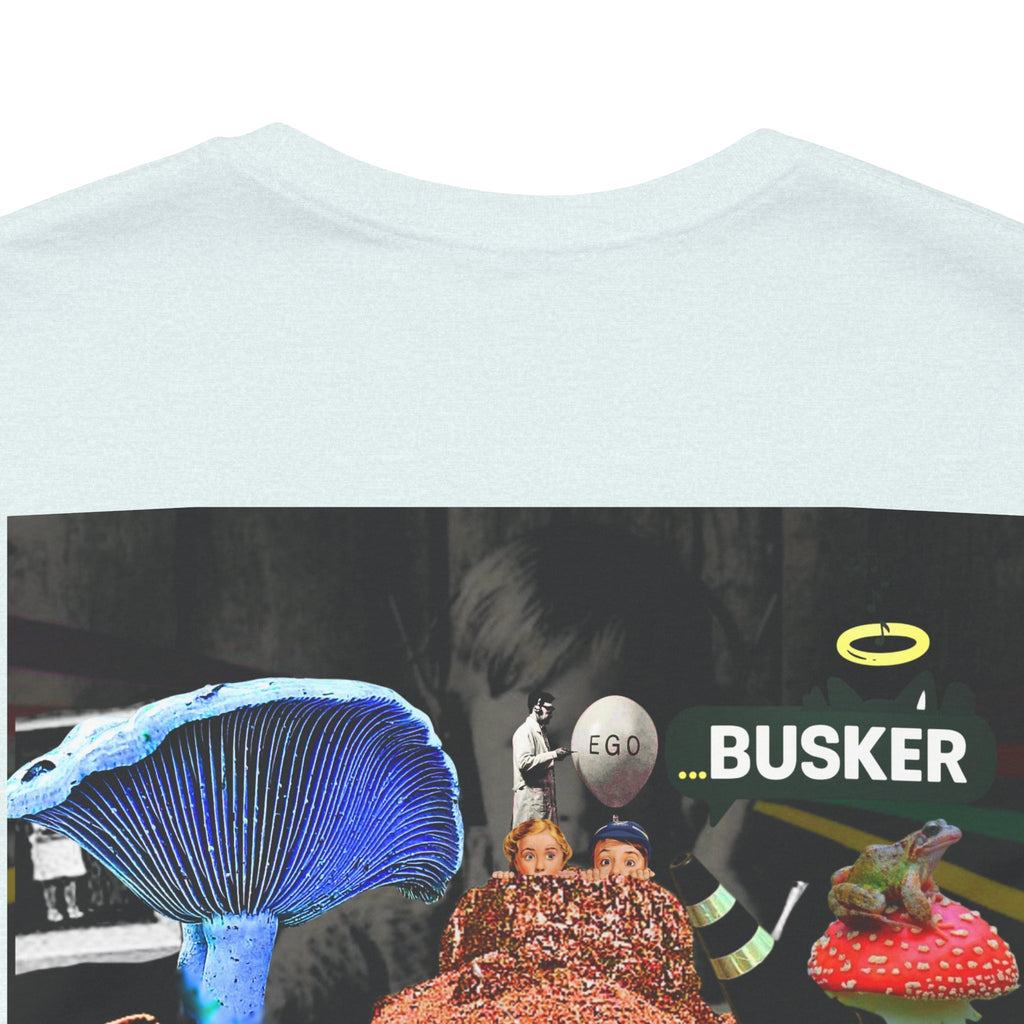 Creative Unisex Graphic Tee - 'I Don't Think' Busker Design