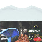 Creative Unisex Graphic Tee - 'I Don't Think' Busker Design