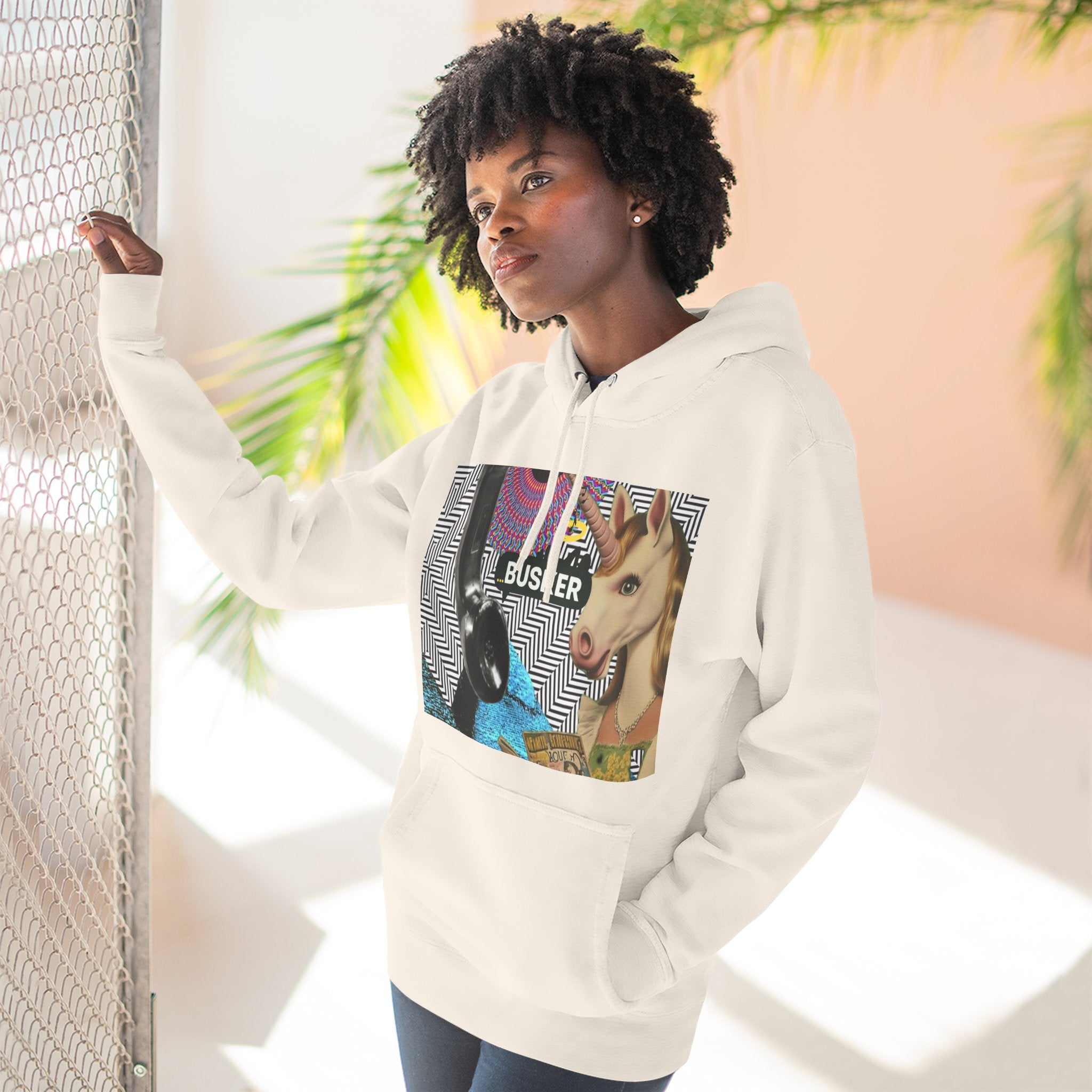 Whimsical Art Hoodie, Funny Graphic Sweatshirt, Unique Animal Designs, Cozy Gift for Kids & Teens, Perfect for Festivals & Casual Wear