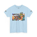 Artistic Unisex Heavy Cotton Tee - Vibrant Busker Design