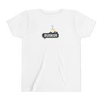Youth Graphic Tee with Fun 'Busker' Design, Cool Summer Shirt, Gifts for Kids, Festival Attire, Trendy Youthwear