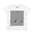 Trippy Graphic Tee for Women, Fun Casual Shirt, Perfect Gift for Music Lovers, Vacation Outfit, Summer Top, Festival Wear