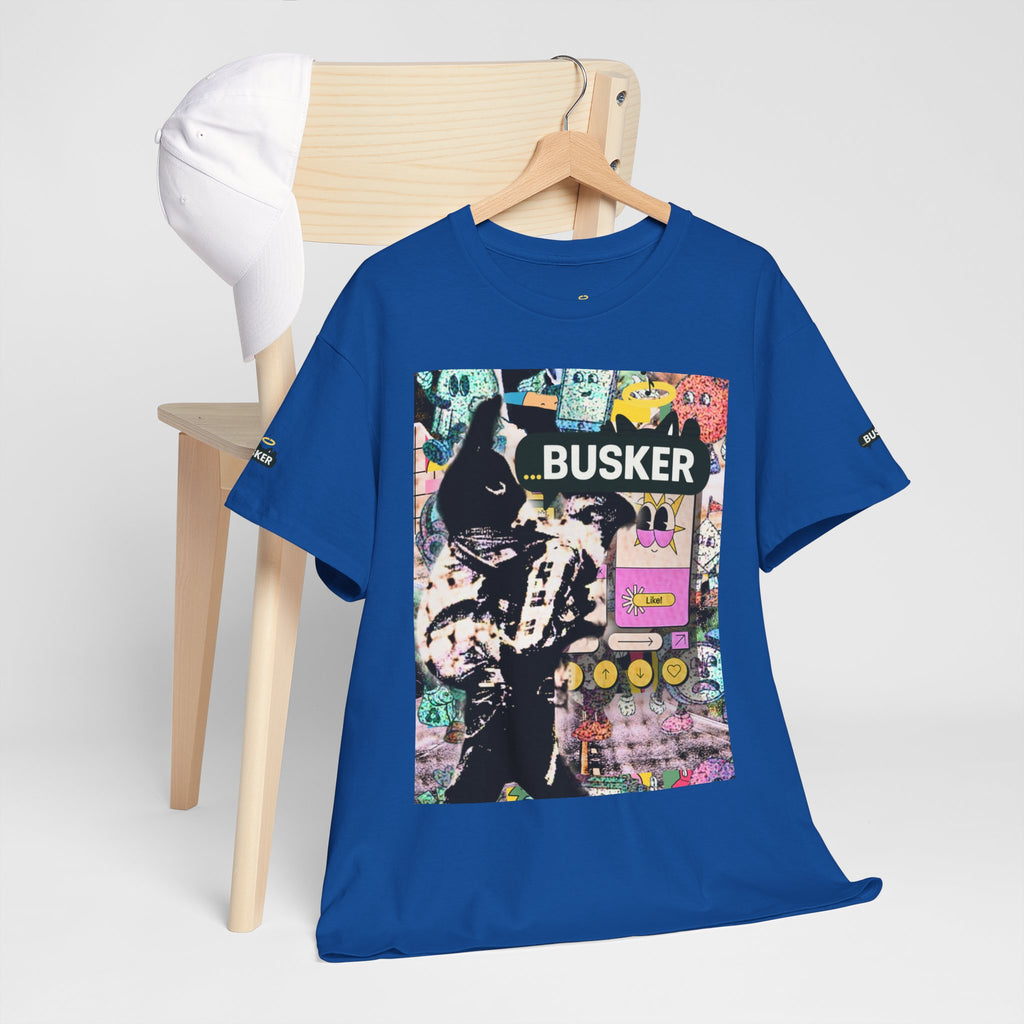 Grunge Art Busker Unisex Heavy Cotton Tee