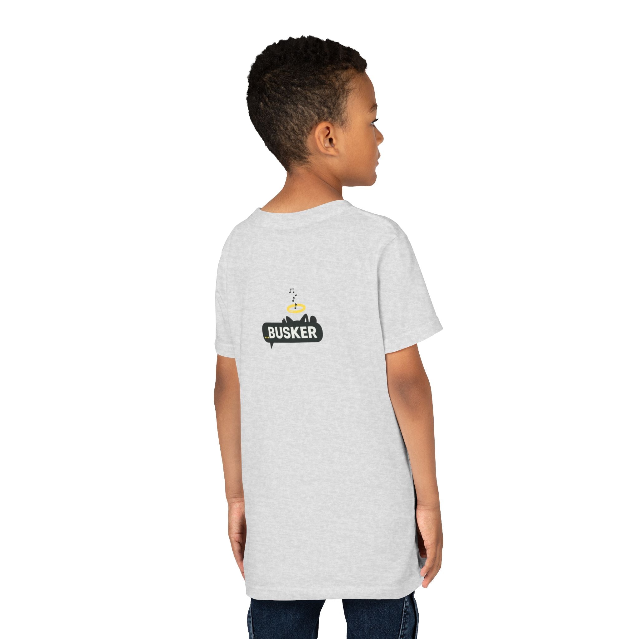 Youth Graphic Tee, Unisex T-Shirt for Kids, Cool Streetwear, Music Lover Apparel, Gift for Young Creatives, Trendy Summer Wear