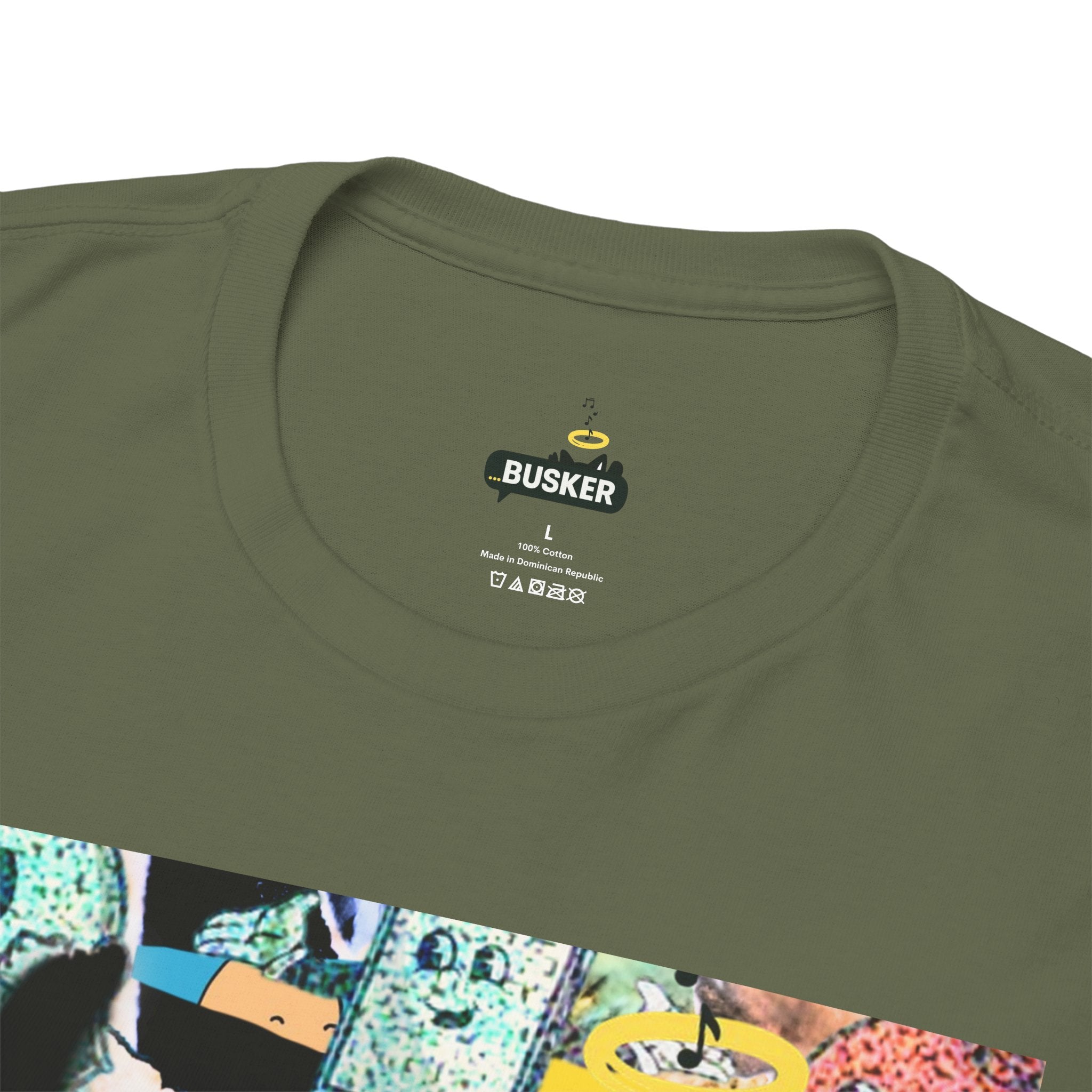 Grunge Art Busker Unisex Heavy Cotton Tee