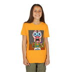 Youth Graphic Tee, Fun and Quirky Design for Creative Kids, Perfect for Birthdays, Everyday Wear, or Art Lovers