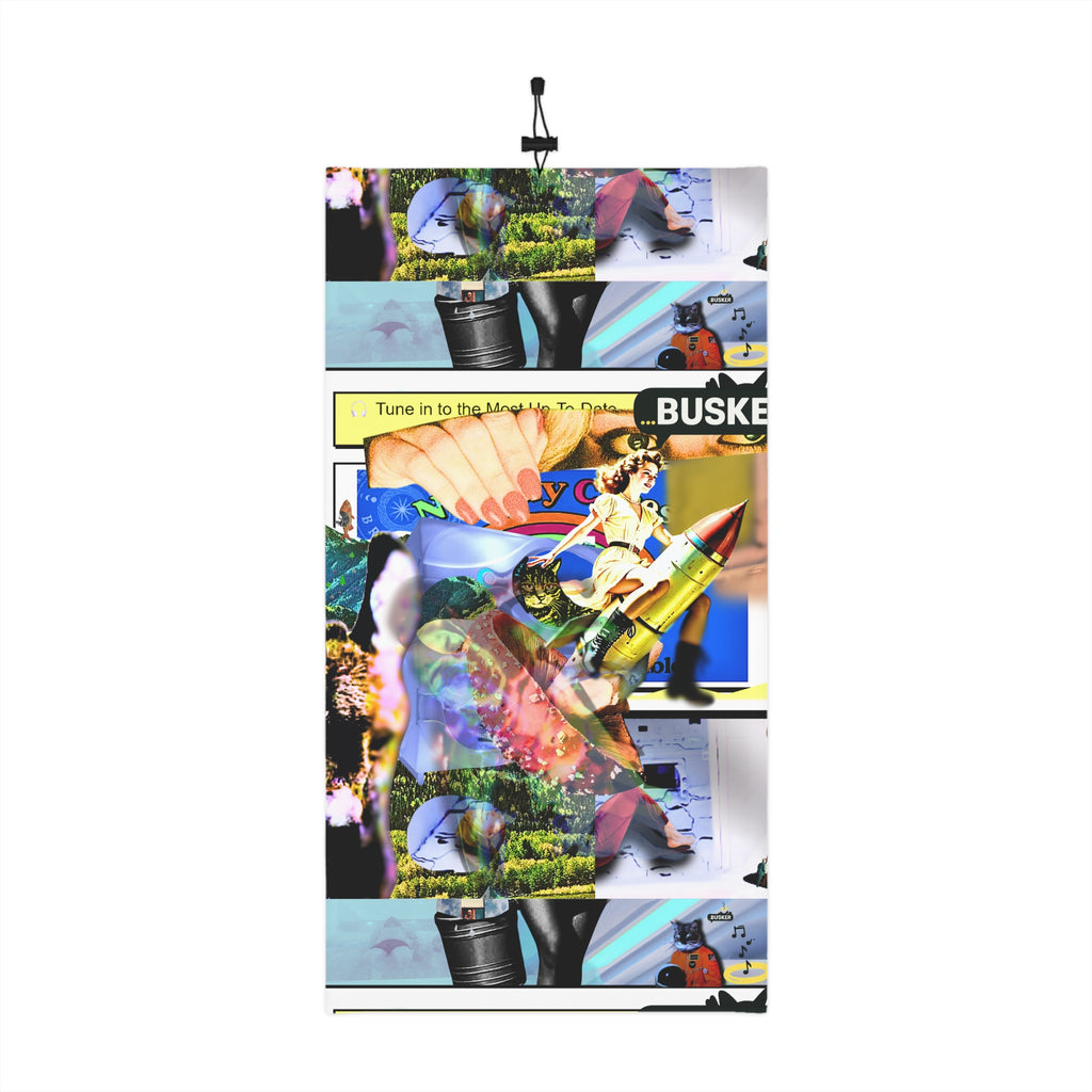 Colorful Winter Neck Gaiter with Drawstring - Trendy Outdoor Fashion