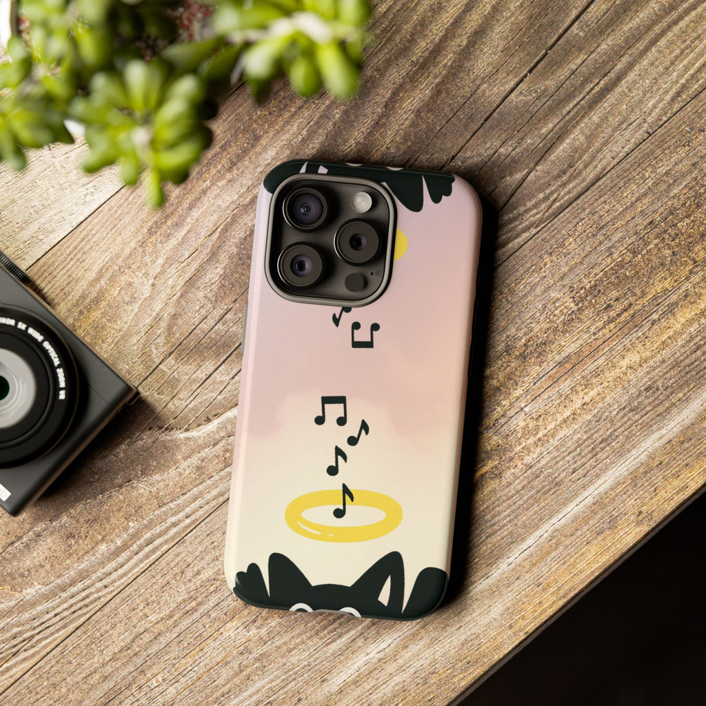 Cute Animal Phone Case, Tough Phone Cover for Pet Lovers, Gifts for Birthdays, Holidays, Music Lovers, Fun Tech Accessories