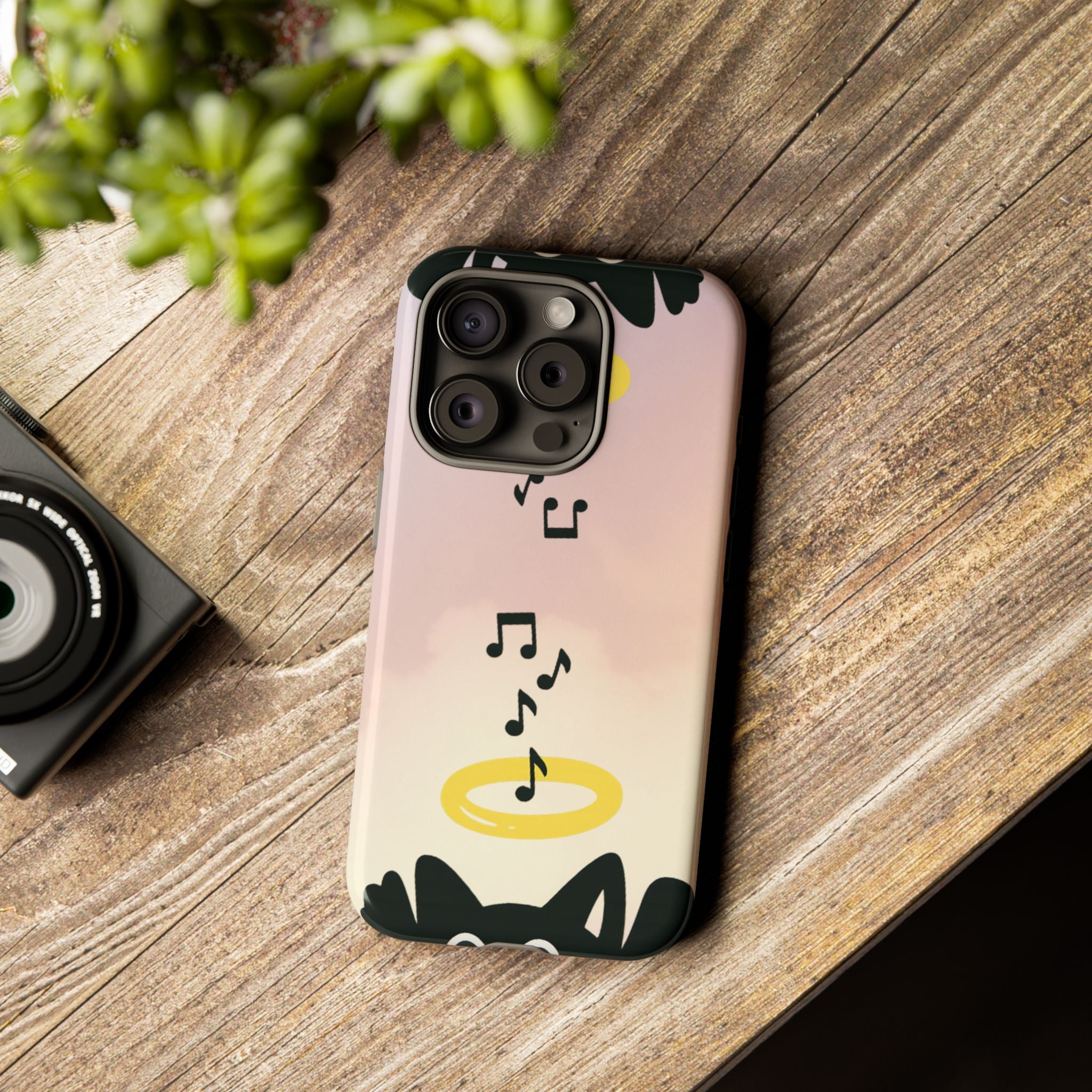 Cute Animal Phone Case, Tough Phone Cover for Pet Lovers, Gifts for Birthdays, Holidays, Music Lovers, Fun Tech Accessories