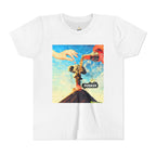 Busker Youth Short Sleeve Tee, Fun Summer Tee, Music Lover Gift, Kids Graphic T-Shirt, Festival Outfit, Creative Gift Idea