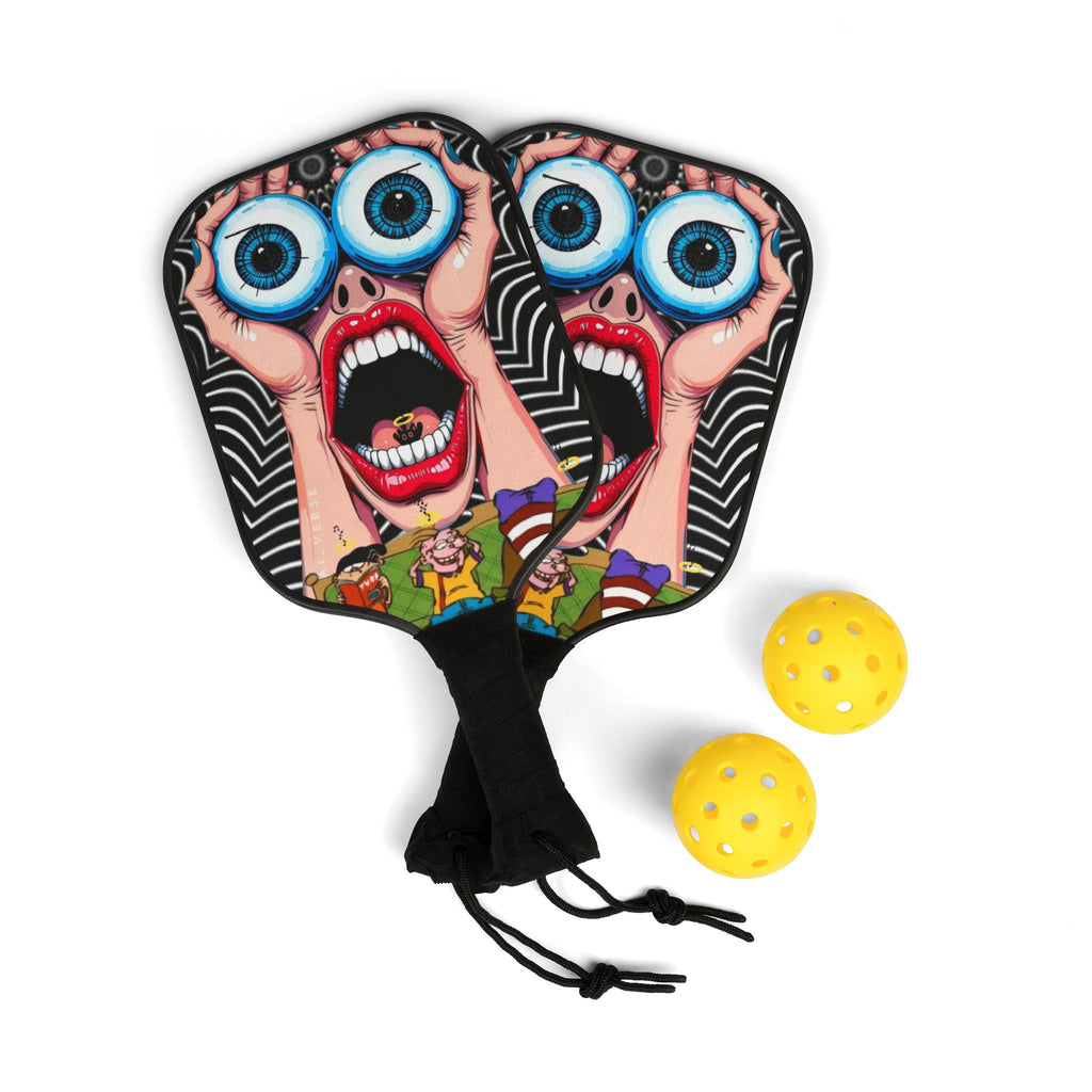 Vibrant Pickleball Paddle Set - Fun Sports Gear for Players, Gifts for Pickleball Lovers, Active Lifestyle Equipment, Unique Paddle [...]