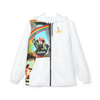 Colorful Busker Windbreaker Jacket - Unique AOP Design