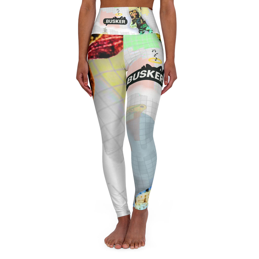 High Waisted Yoga Leggings (AOP)