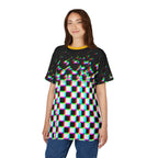 Colorful Graphic Unisex Tee | Trendy AOP Shirt, Unique Streetwear, Festival Outfit, Gift for Him/Her