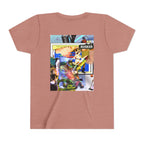 Colorful Youth Short Sleeve Tee - "Busker" Graphic Art Top
