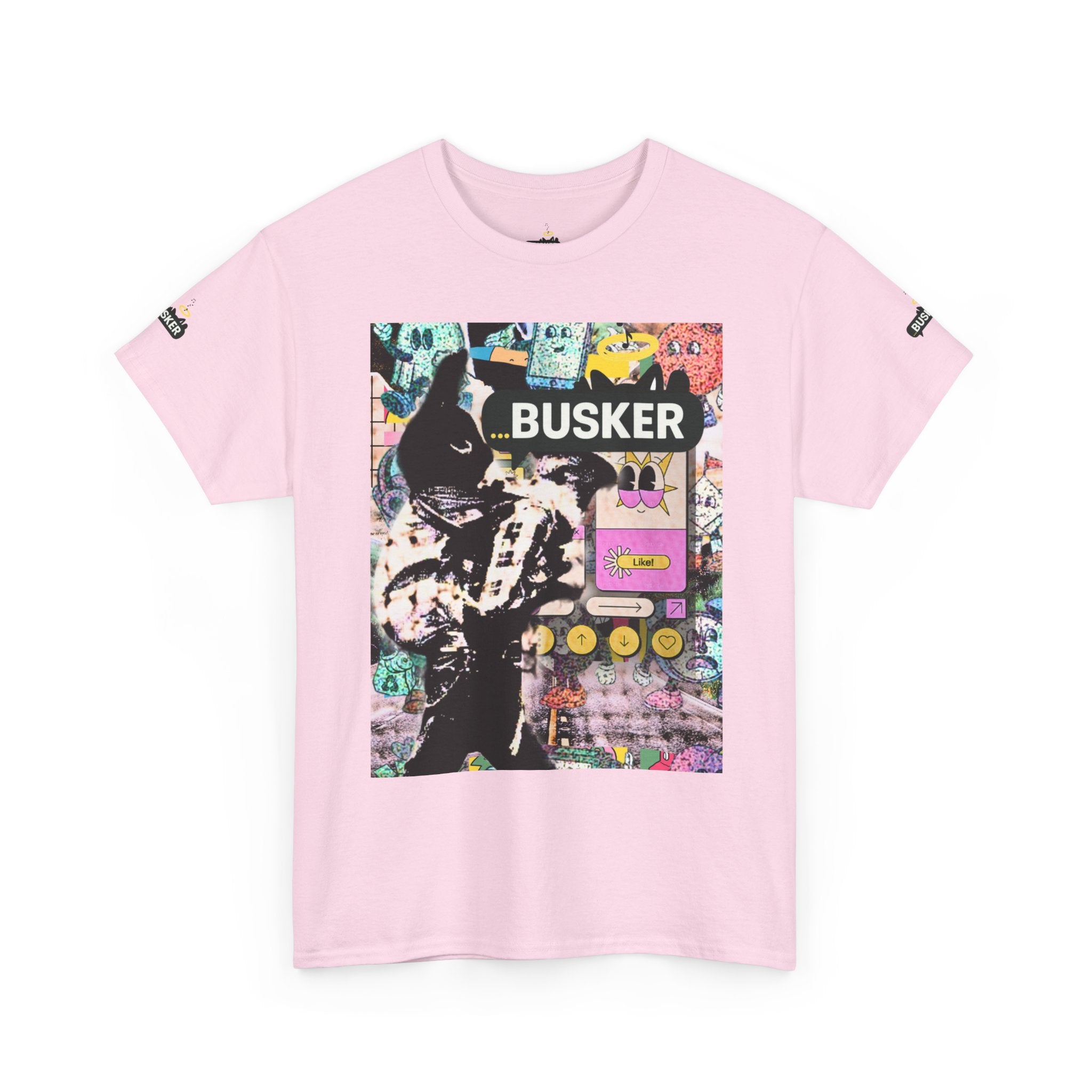 Grunge Art Busker Unisex Heavy Cotton Tee