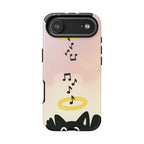 Cute Animal Phone Case, Tough Phone Cover for Pet Lovers, Gifts for Birthdays, Holidays, Music Lovers, Fun Tech Accessories