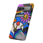 Colorful Phone Case, Cute Phone Accessories, Gift for Music Lovers, Fun Tech Gear, Unique Floral Design Case
