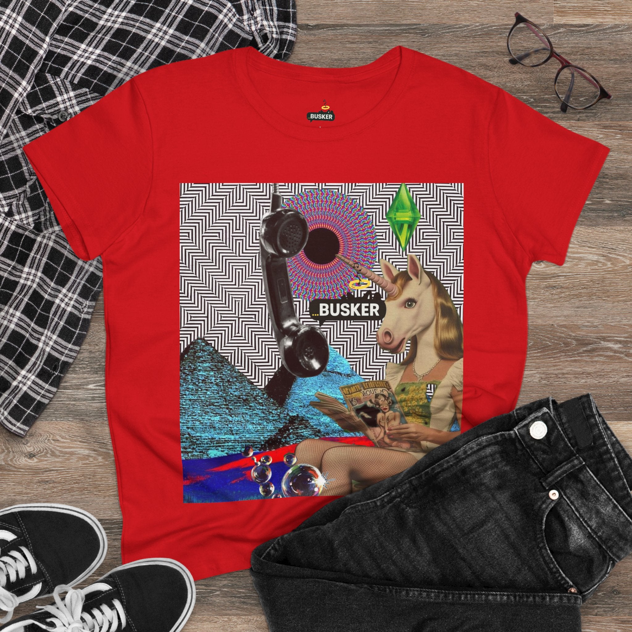 Whimsical Graphic Tee for Creative Souls, Casual Fashion, Unique Gift, Festival Wear, Everyday Comfort