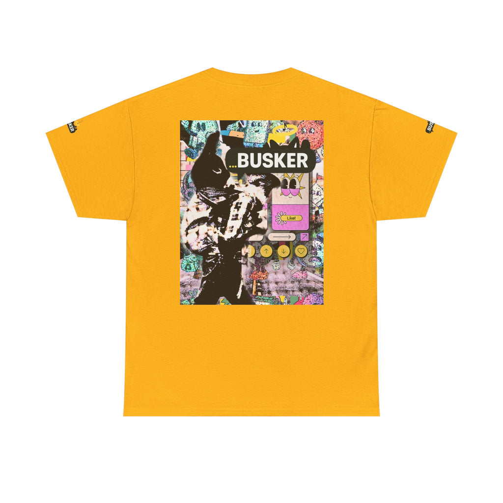 Grunge Art Busker Unisex Heavy Cotton Tee