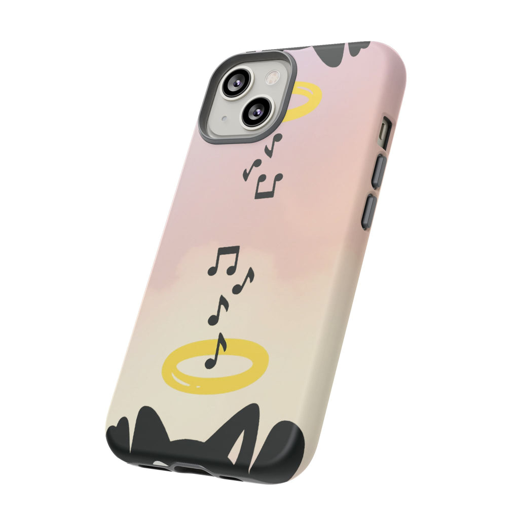 Cute Animal Phone Case, Tough Phone Cover for Pet Lovers, Gifts for Birthdays, Holidays, Music Lovers, Fun Tech Accessories