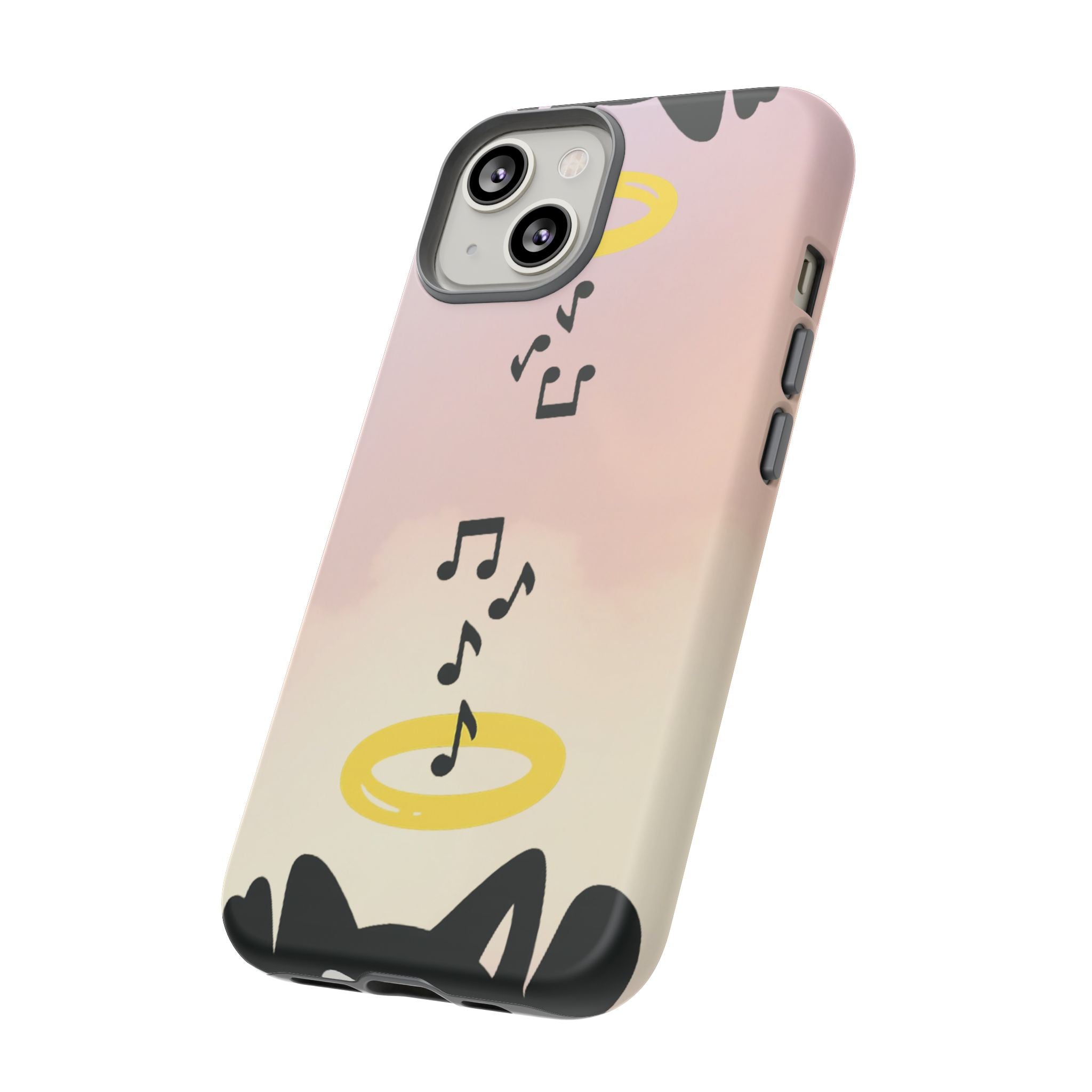 Cute Animal Phone Case, Tough Phone Cover for Pet Lovers, Gifts for Birthdays, Holidays, Music Lovers, Fun Tech Accessories