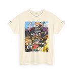 Busker Collage Graphic Tee — Vintage Music Poster Streetwear