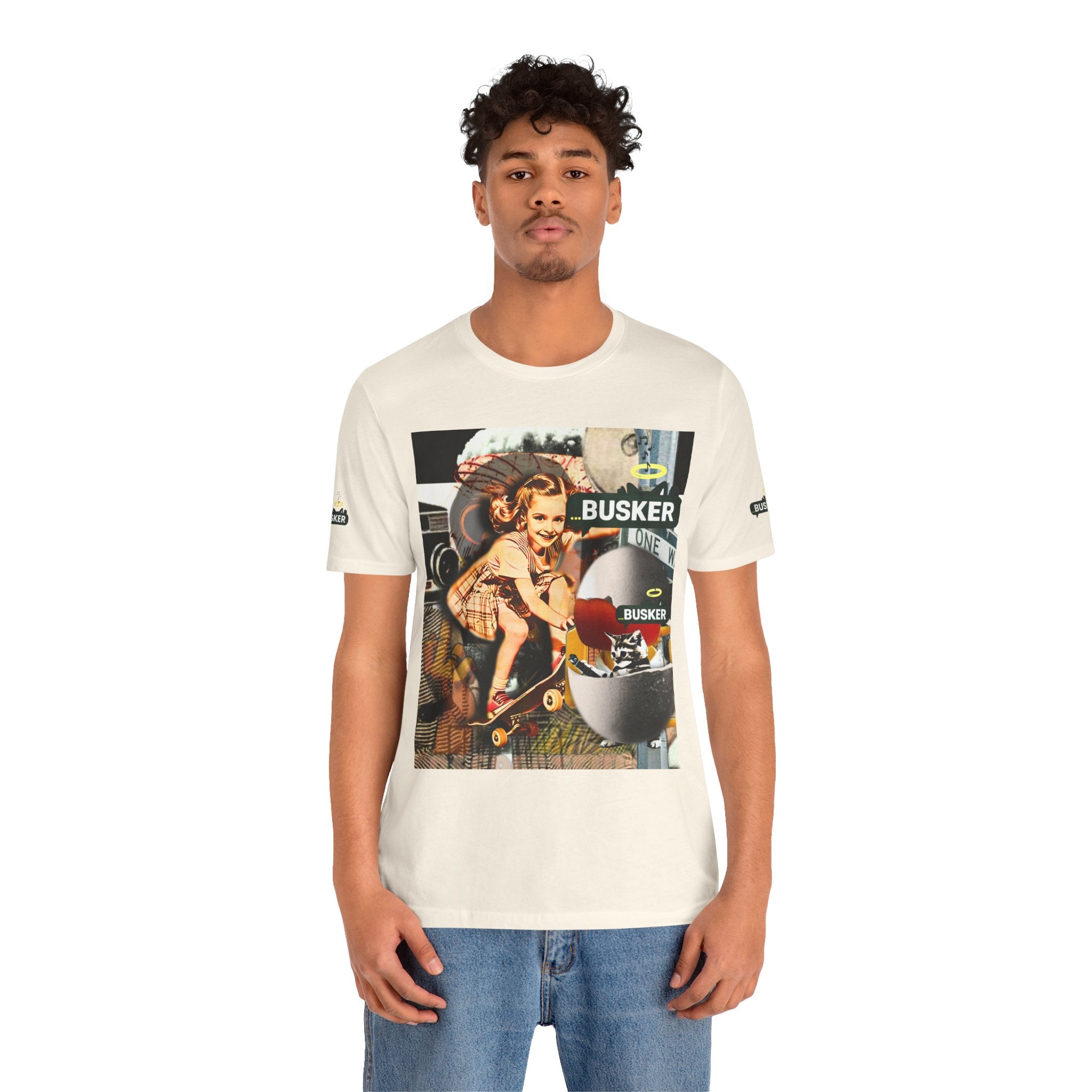 Vintage Skateboarding Graphic Tee - Streetwear for Creative Souls