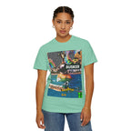 Vibrant Busker T-Shirt, Unisex Graphic Tee, Street Art Inspired Apparel, Casual Wear, Summer Festival Clothing